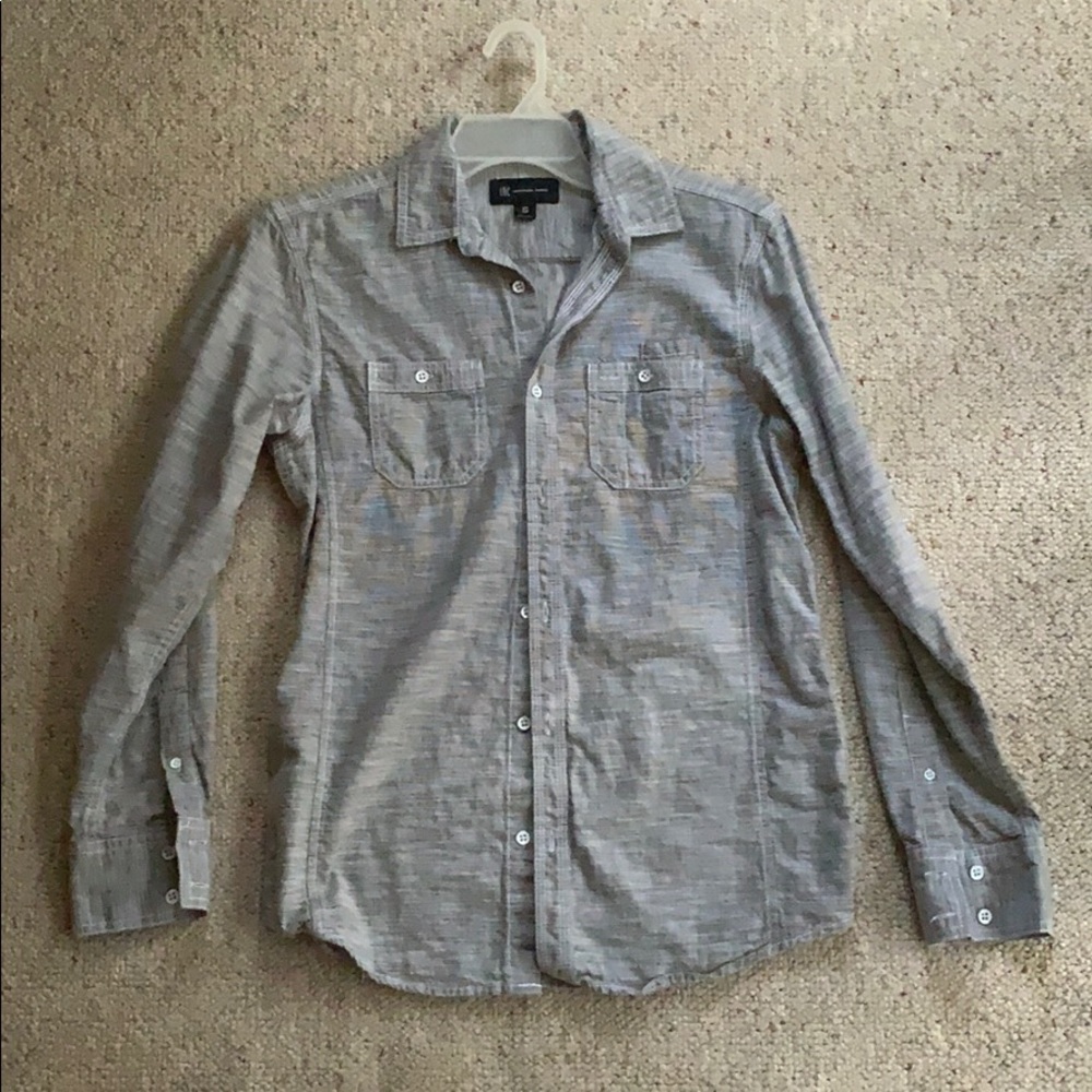 INC Button Down Dress Shirt